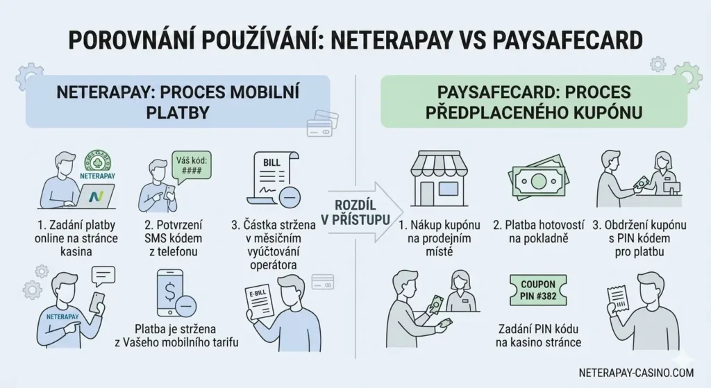 Paysafecard vs NeteraPay Paysafecard vs NeteraPay